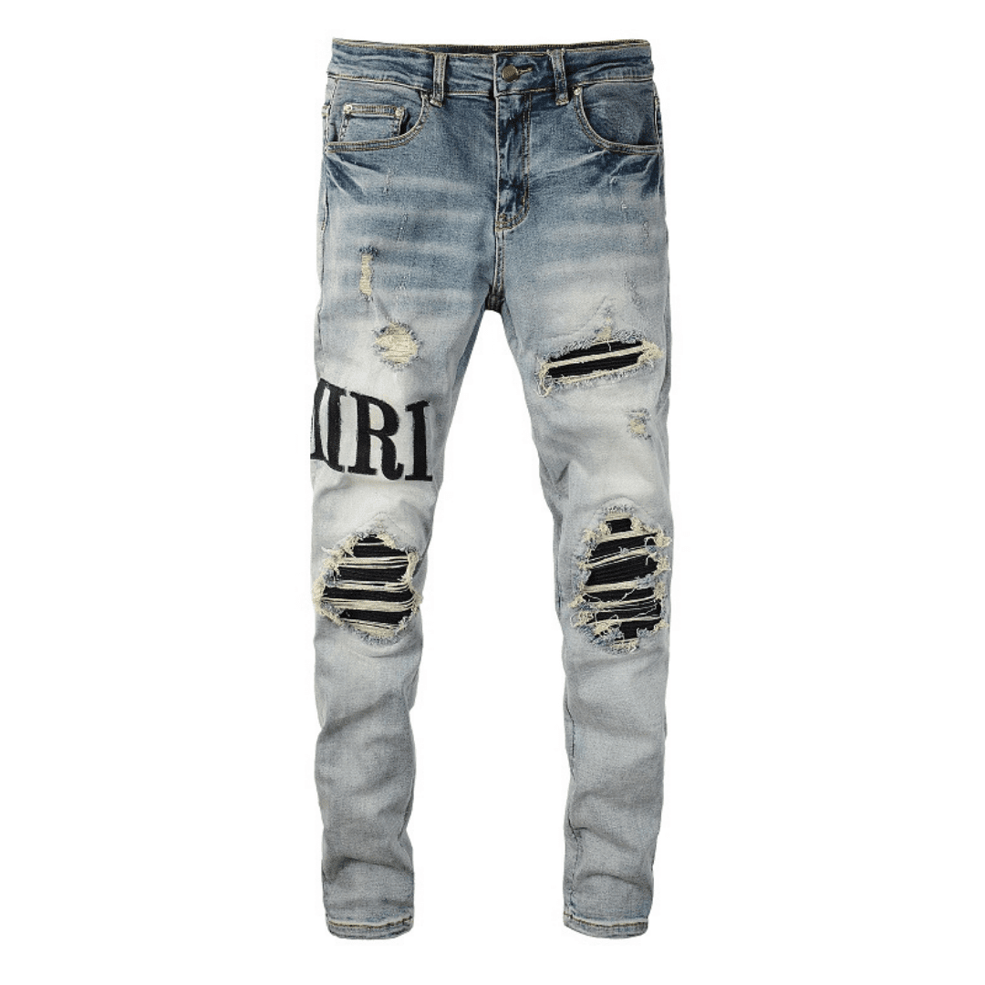 Amiri Black Logo Jeans