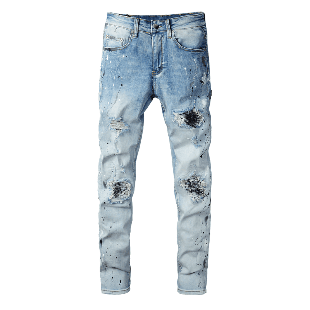 Amiri Paint Drip Jeans