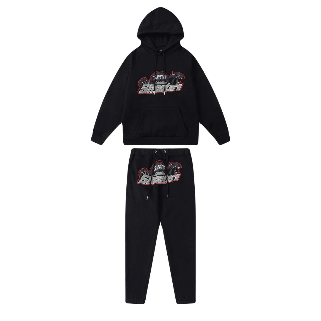London Shooters Black Red Tracksuit