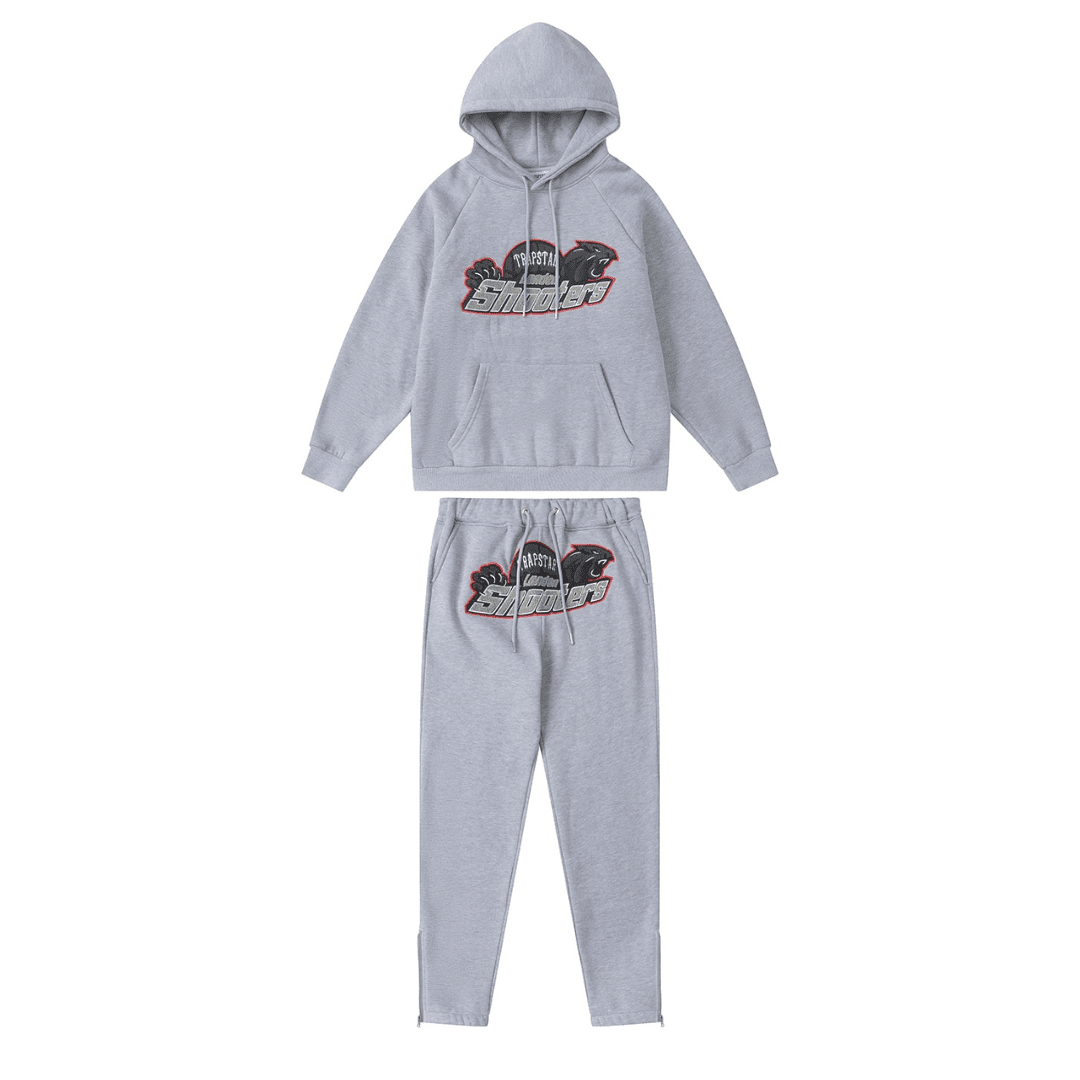 London Shooters Grey Red Tracksuit