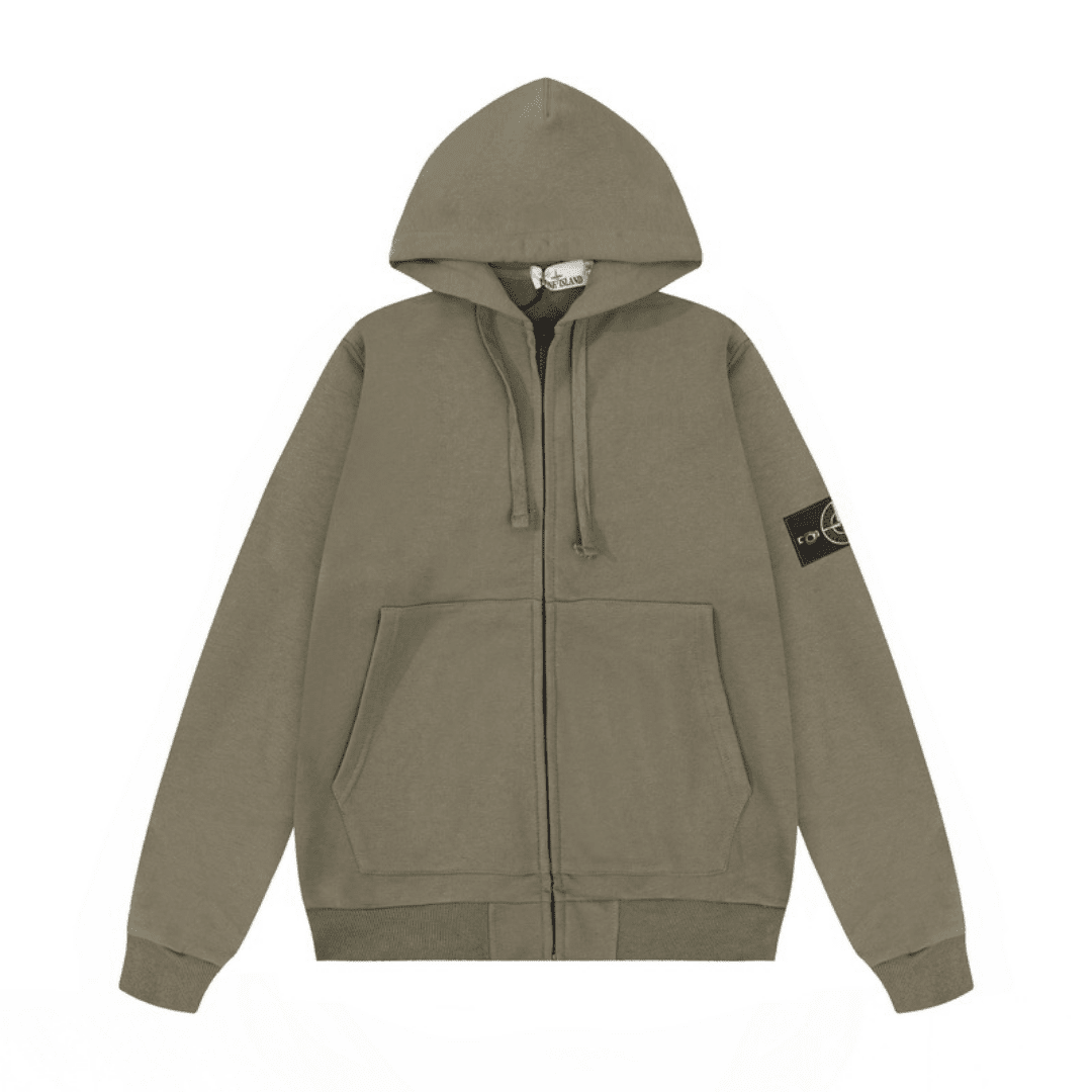 Stone Hooded Jacket