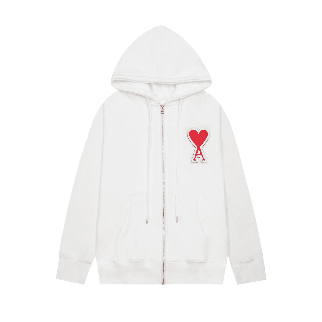 Ami White Logo Jacket