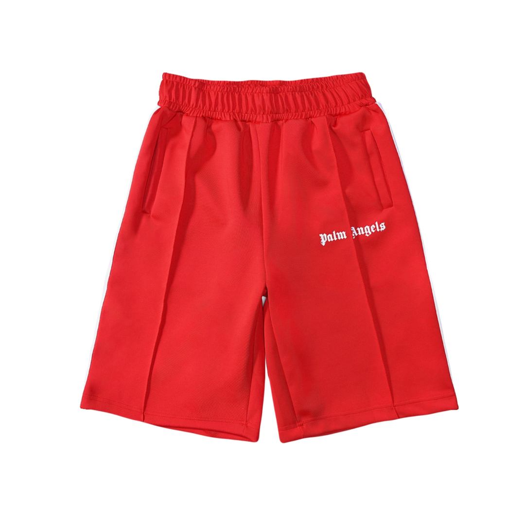 Palm Angels Red Shorts