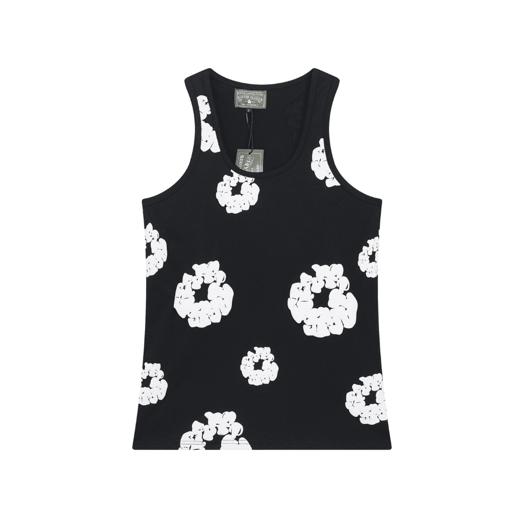 Denim Trs Black Tank Top