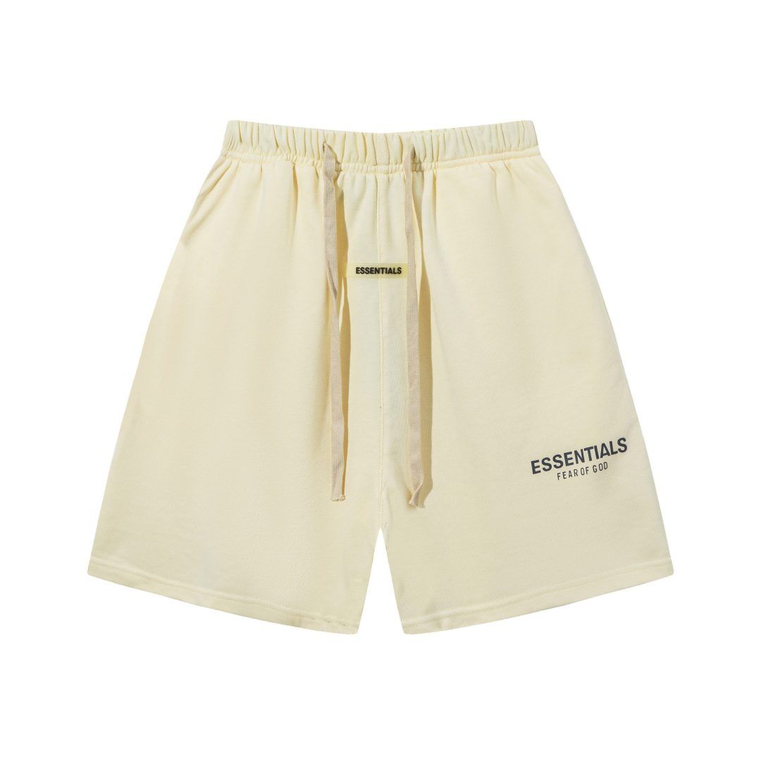 Essentials Beige Shorts
