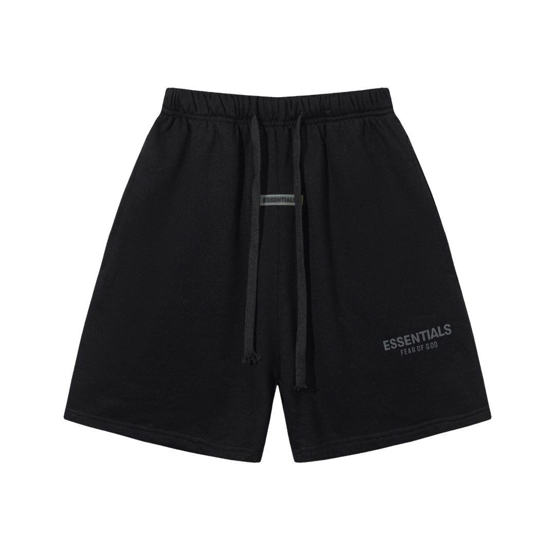 Essentials Black Shorts