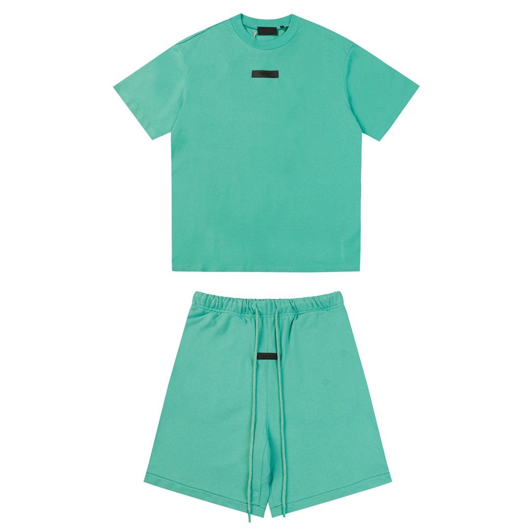 Essentials Blue Short Set