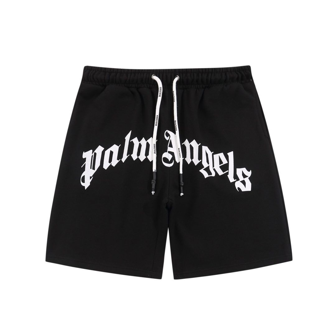 Palm Angels Black Shorts