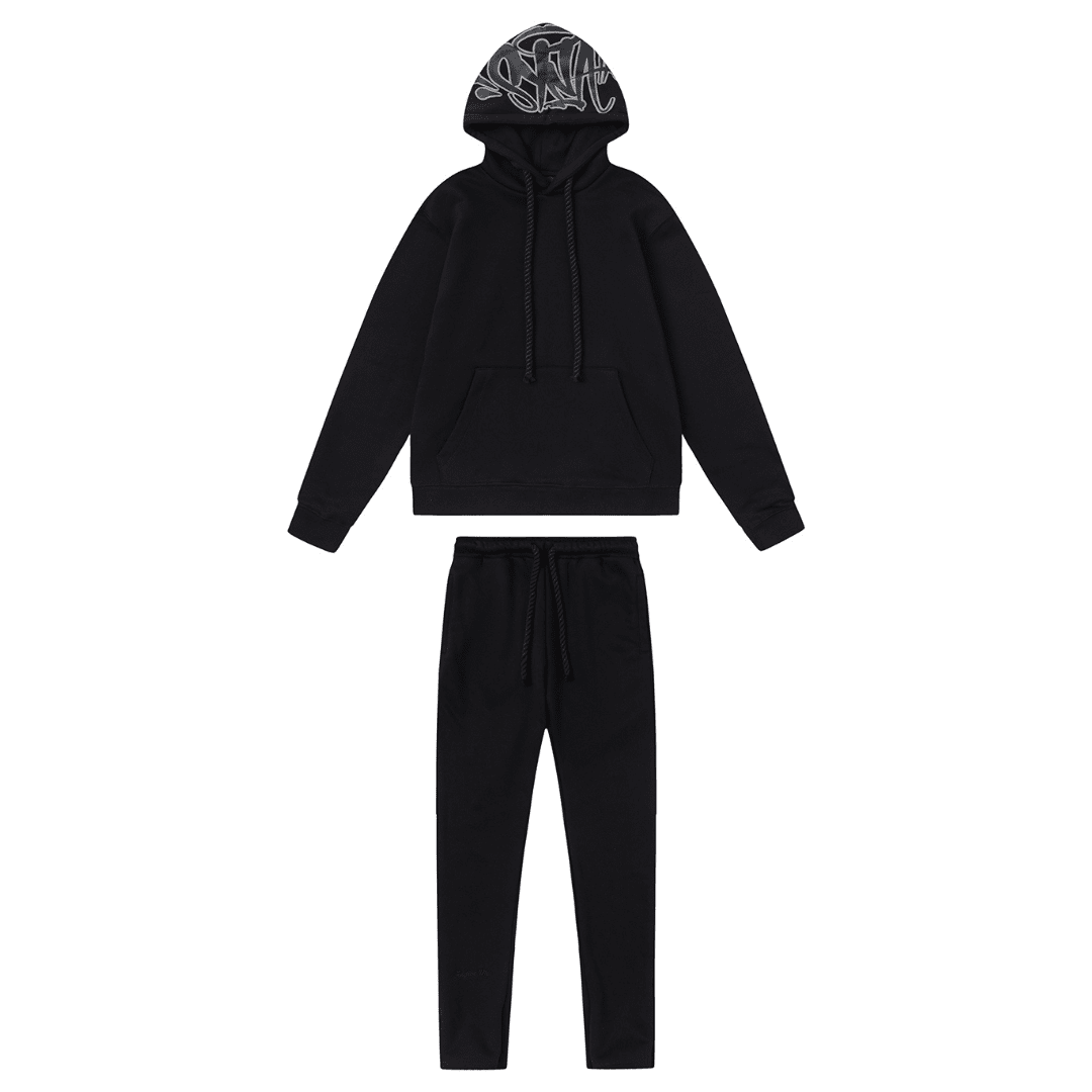 Syna World Logo Monochrome Black Tracksuit
